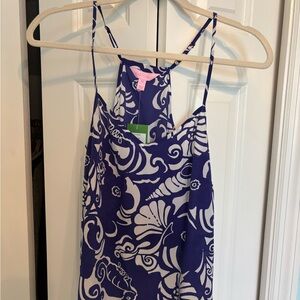 Lilly Pulitzer Women's Blouse - Purple and White